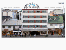 Tablet Screenshot of hotelantartidabariloche.com